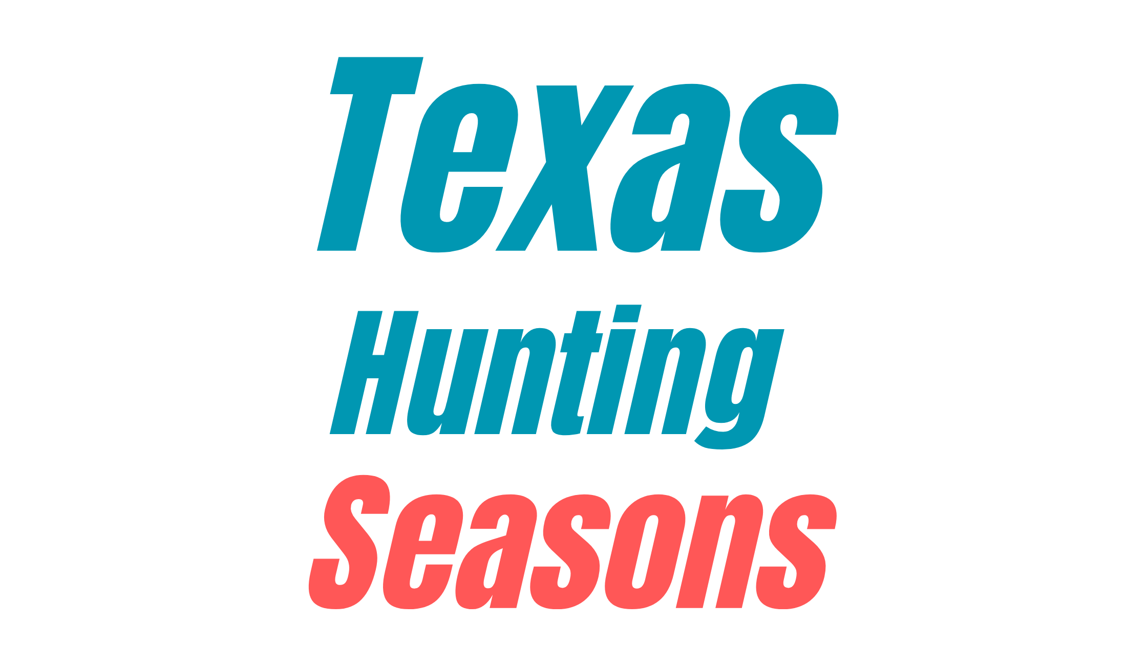 Texas Hunting Seasons