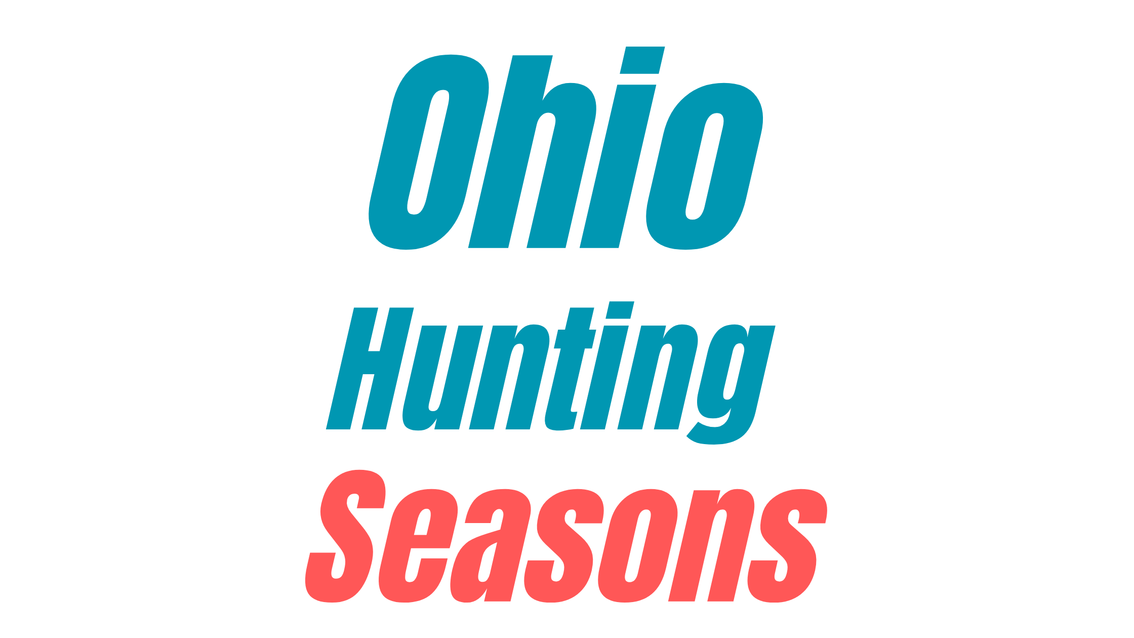 Ohio Hunting Seasons