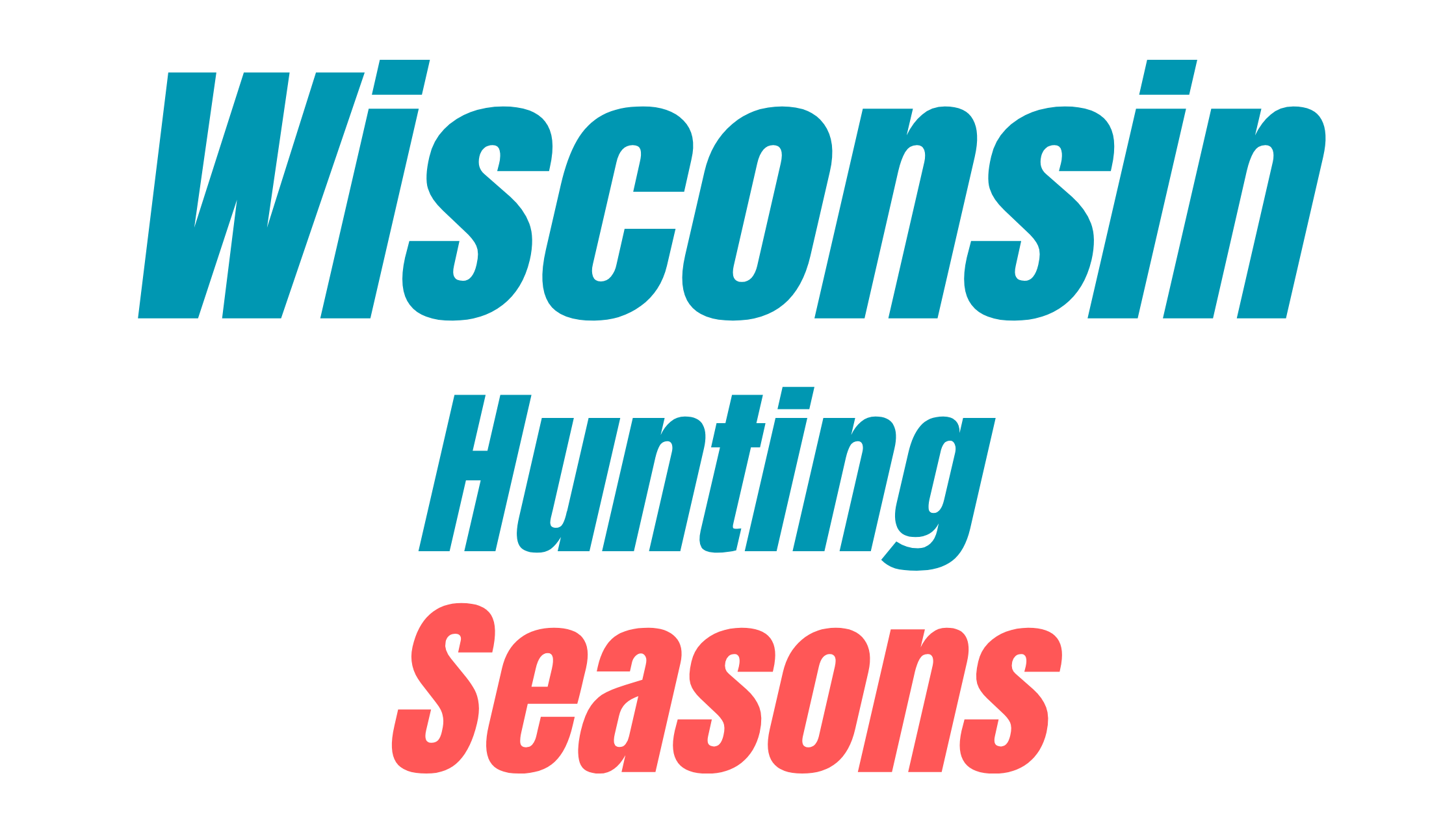 Wisconsin Hunting Seasons